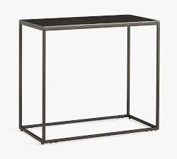 Duke Rectangular Metal Side Table (28")