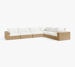Kostas Wicker 6-Piece Outdoor Sectional (172&quot;)