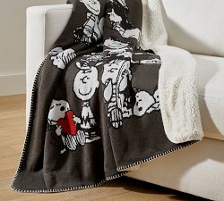 Peanuts™ Love Reversible Jacquard Throw