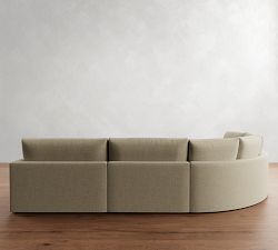 Westwood Slim Arm 4-Piece Curved Wedge Sectional (148")
