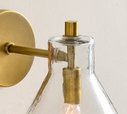 Bridget Petite Recycled Glass Flared Sconce (10")