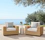 Kostas Wicker Swivel Outdoor Lounge Chair