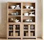 Modern Farmhouse Shelf with Display Cabinets (68")