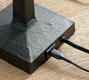 Porter Metal USB Table Lamp (16"-21")
