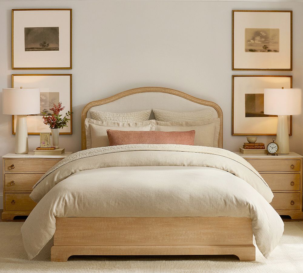 Scarlett Upholstered Bed | Pottery Barn