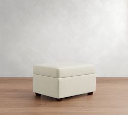 Cameron Modern Square Arm Storage Ottoman