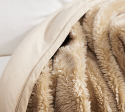 Faux Fur Shearling Throw