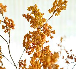 Faux Yellow Berry Branch