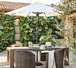 Premium 9' Round Outdoor Patio Umbrella &ndash; Rustproof Aluminum Tilt Frame