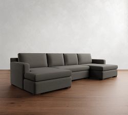 Shasta Square Arm Double Chaise Sectional (148")