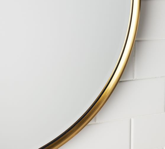 Pottery Barn Pill Shaped Mirror - Thumbnail 4