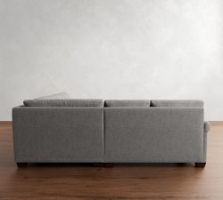 York Roll Arm 3-Piece L-Shaped Wedge Sectional (103")