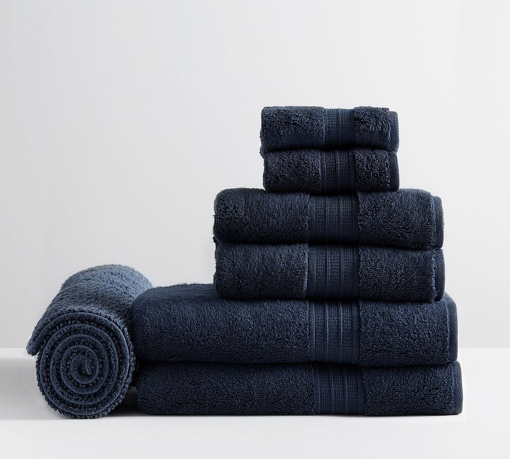 Hydrocotton Towel Bundles - Navy, Set of 7