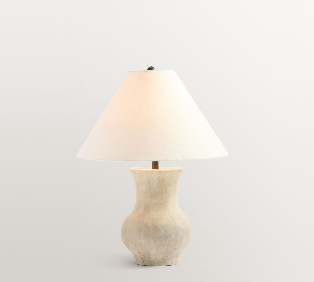 Artisan Ceramic Table Lamp (22''-27") - Small