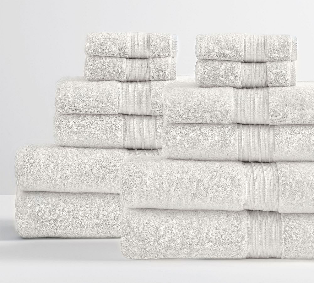 Hydrocotton Towel Bundles - Ivory, Set of 12