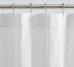 Pottery Barn European Linen Cotton Shower Curtain - Thumbnail 4
