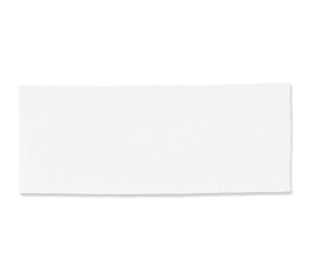 Classic Organic Loop Bath Mat - White, 24" x 64"