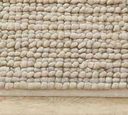 Chunky Looped Sweater Wool Jute Rug