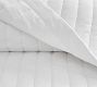 European Flax Linen Cotton Channel Stitch Quilt