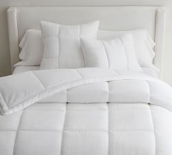 European Flax Linen Waffle Comforter