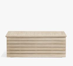Indio Eucalyptus Outdoor Storage Bench (48")
