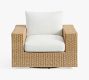 Kostas Wicker Swivel Outdoor Lounge Chair