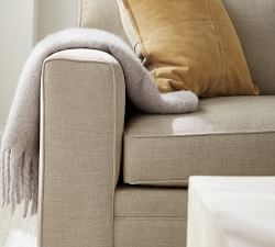 Pearce Square Arm 3-Piece L-Shaped Wedge Sectional (118&quot;&ndash;127&quot;)