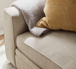 Pearce Square Arm 3-Piece L-Shaped Wedge Sectional (118&quot;&ndash;127&quot;)