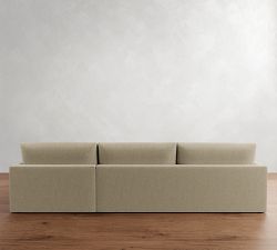 Westwood Slim Arm Chaise Sectional (131"&ndash;146")