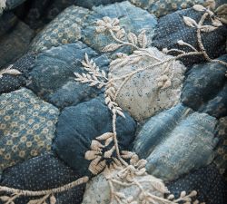 Ezra Honeycomb Handcrafted Applique Quilted Sham