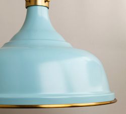 Jocelyn Metal Round Pendant (18")