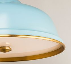 Jocelyn Metal Round Pendant (18")