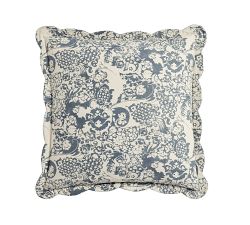 Velvet Scalloped Edge Reversible Quilted Sham