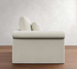 Build Your Own Westwood Roll Arm Deep Seat Slipcovered Sectional