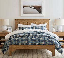 Ezra Honeycomb Handcrafted Applique Quilted Sham