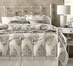 Open Box: Asher Medallion Organic Cotton Duvet Cover