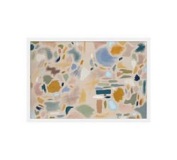 Pastel Color Abstract Framed Print