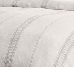 Caprina Linen Cashmere Striped Duvet Cover