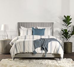 Caprina Linen Cashmere Striped Duvet Cover