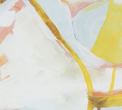 Lemon Stream Framed Painting