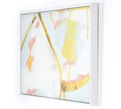 Lemon Stream Framed Painting