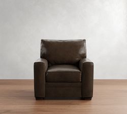 Pearce Square Arm Leather Recliner