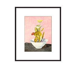 Still Life with Foliage Framed Print