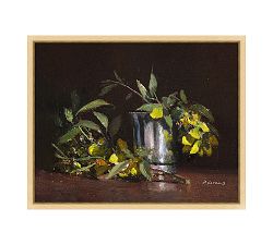 Yellow Flowers Bouquet Canvas Wall Art