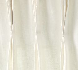 Belgian Flax Linen Triple Pinch Pleat Curtain