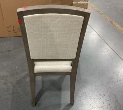 Open Box: Adrian Dining Chair - Basketweave Slub Oatmeal, Gray Wash Leg