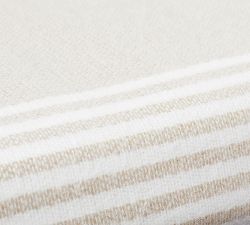 Clover Striped Fringe Throw