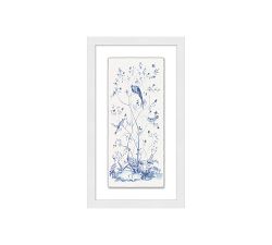 Blue Chinoiserie Framed Print