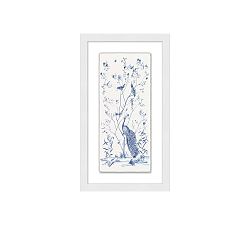Blue Chinoiserie Framed Print