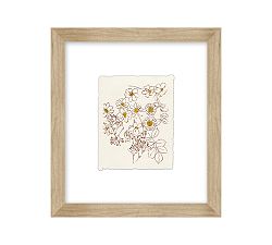 Wildflowers in Rouge Print Wall Art
